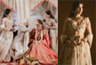 Janhvi Kapoor stuns in custom Anamika Khanna lehenga for half-sister Anshula Kapoor&rsquo;s wedding